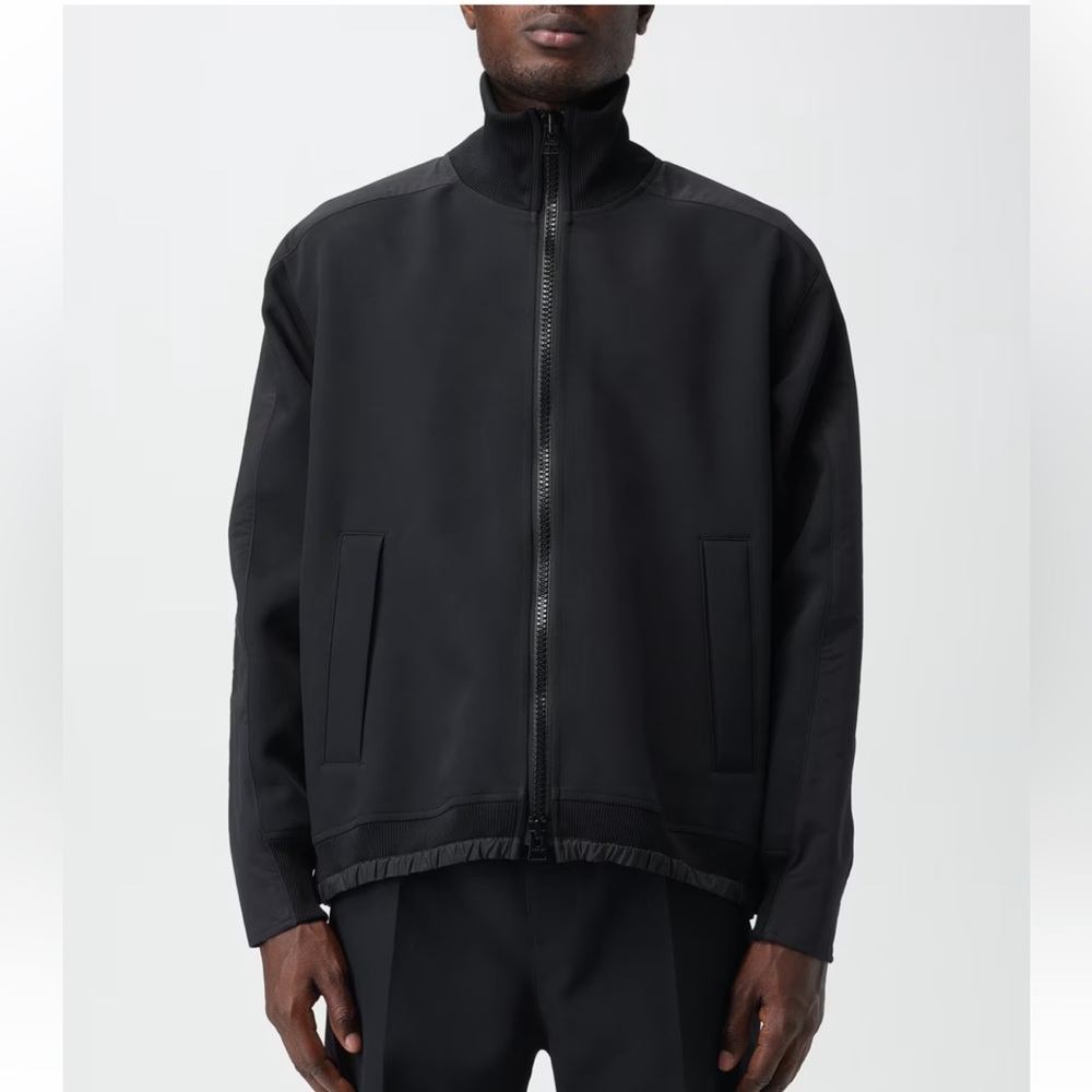 SACAI HIGH‎ NECK BLACK JACKET
